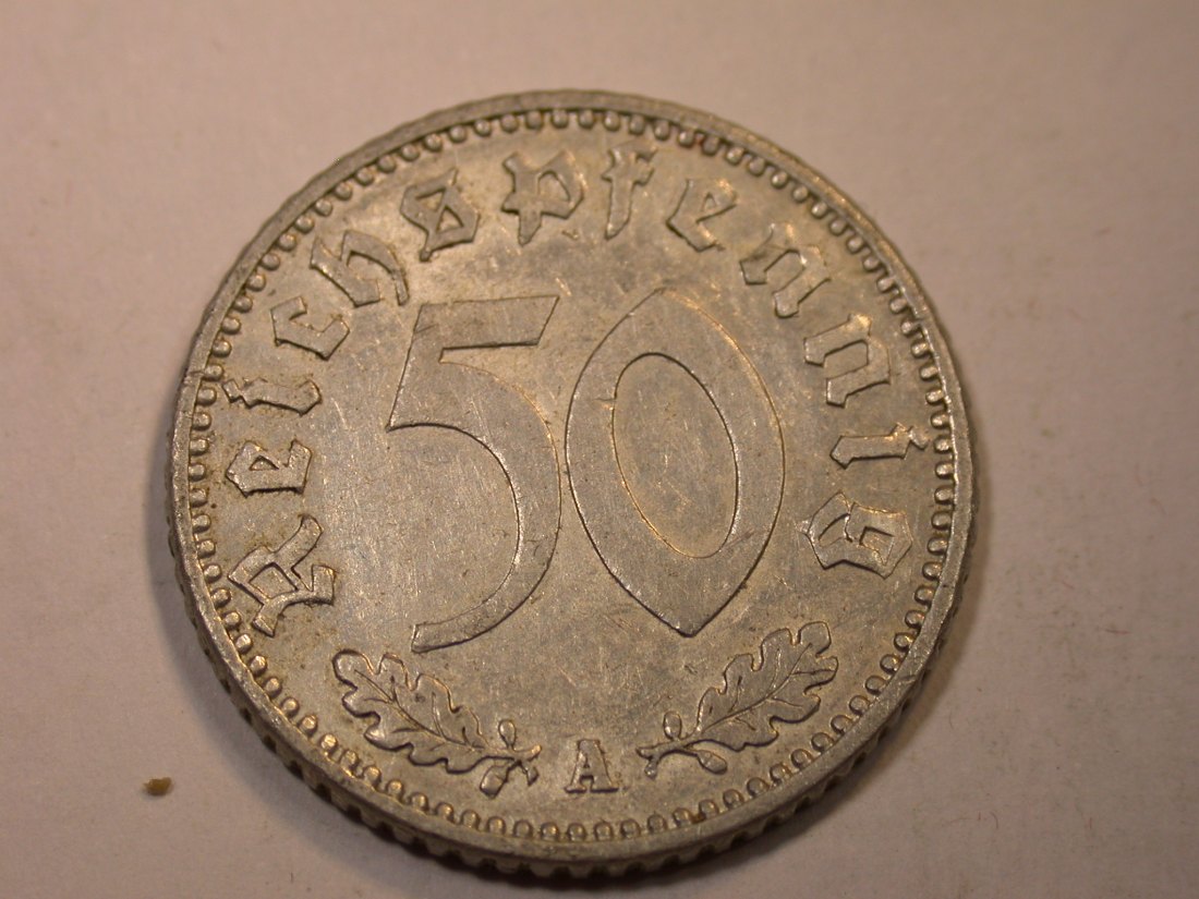 J06 3.Reich 50 Pfennig 1941 A in ss Originalbilder