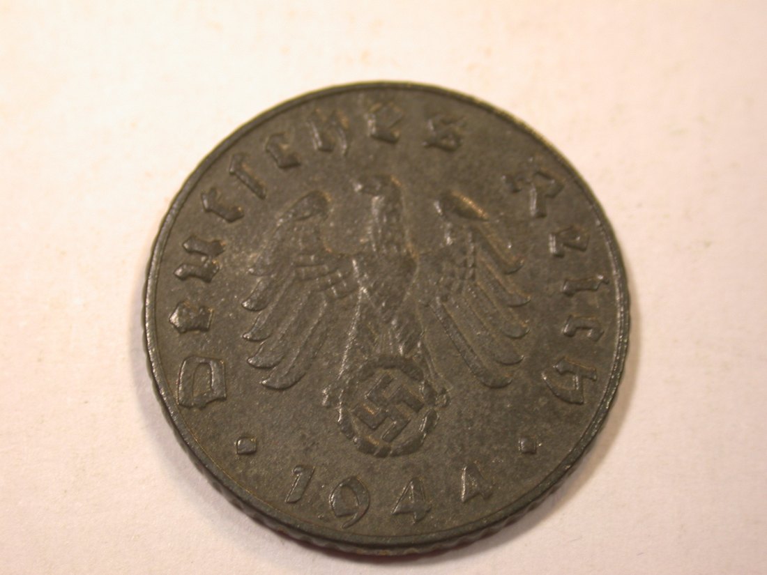  J06  3.Reich  5 Pfennig 1944 E in vz !!    Originalbilder   