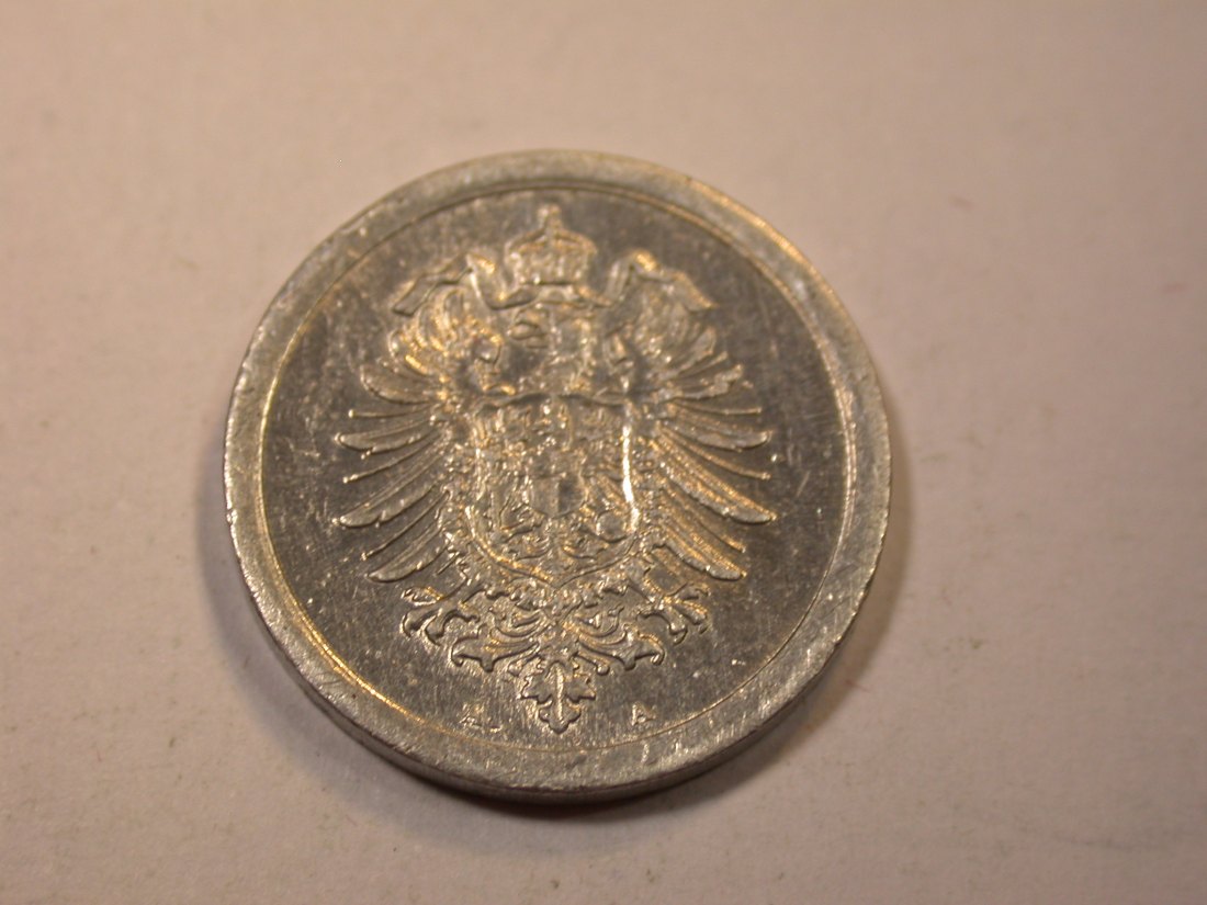  J06  KR  1 Pfennig 1917 A in vz-st    Originalbilder   