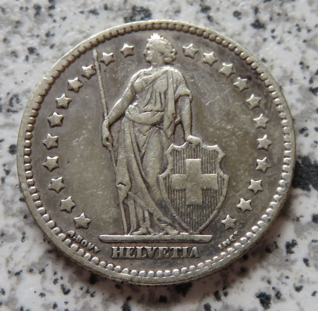  Schweiz 1 Franken 1928 B   