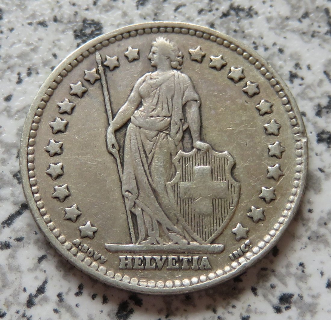  Schweiz 1 Franken 1939 B   