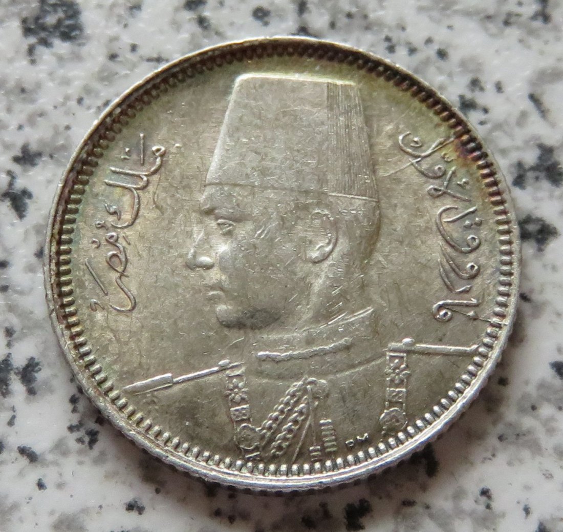  Ägypten 2 Piaster AH1356 (1937)   