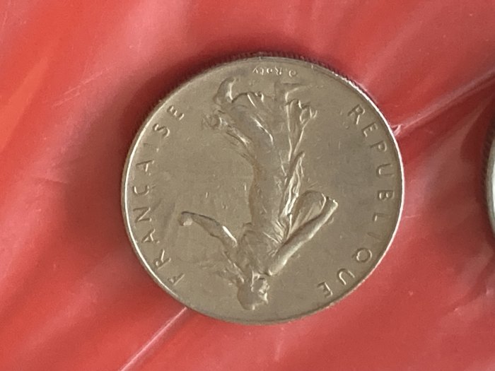  Münze Umlaufmünze Frankreich 1 Franc 1975   