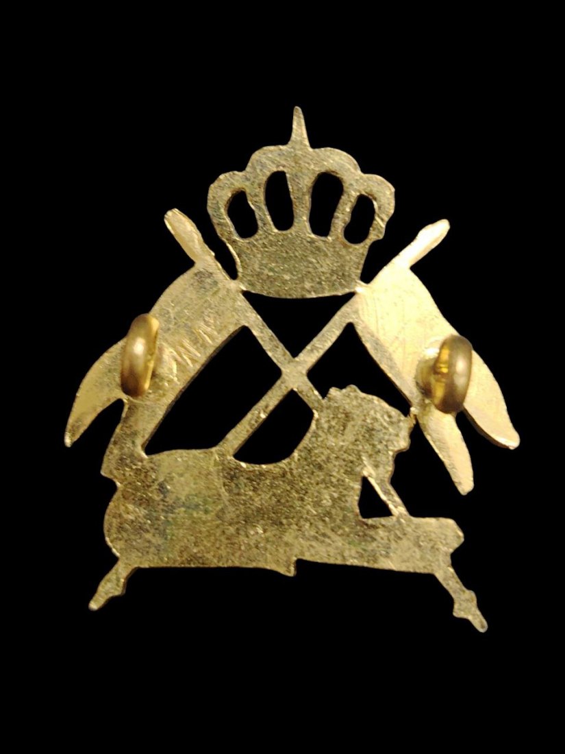  IRAQ Iraqi Kingdom Royal Guards Insignia Military Metal Pin Badge. Rare   