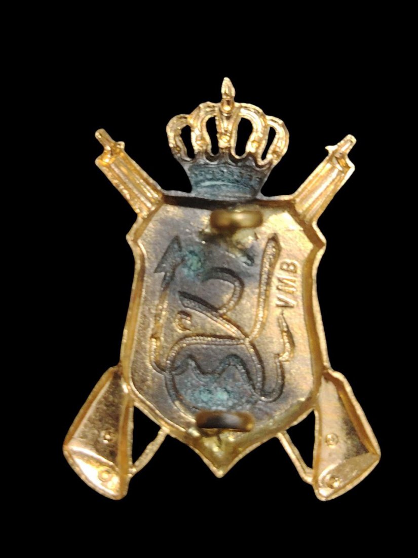  Iraq Kingdom- Iraqi Army Electric Branch Insignia,1930's-1950's   