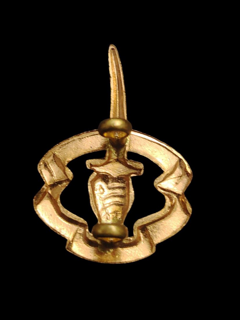  Iraq -Vintage Iraqi Army Infantry Beret Pin Insignia Early 1960's   