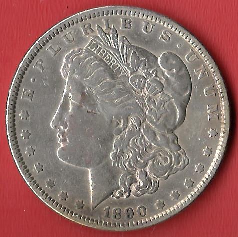  USA Morgan Dollar 1890 Koblenzer Muenzen Studio Münzankauf Koblenz Frank Maurer AL192   