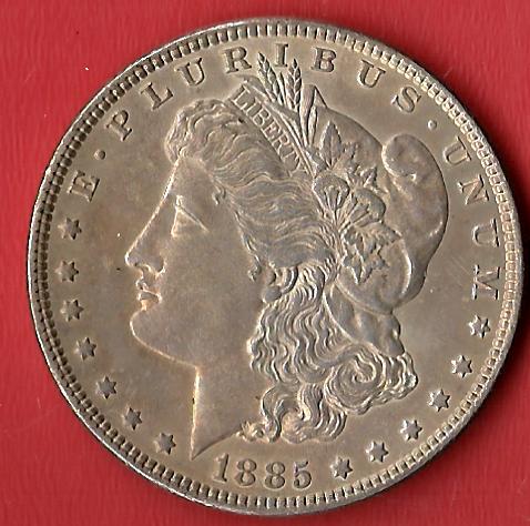  USA Morgan Dollar 1885 Koblenzer Muenzen Studio Münzankauf Koblenz Frank Maurer AL193   