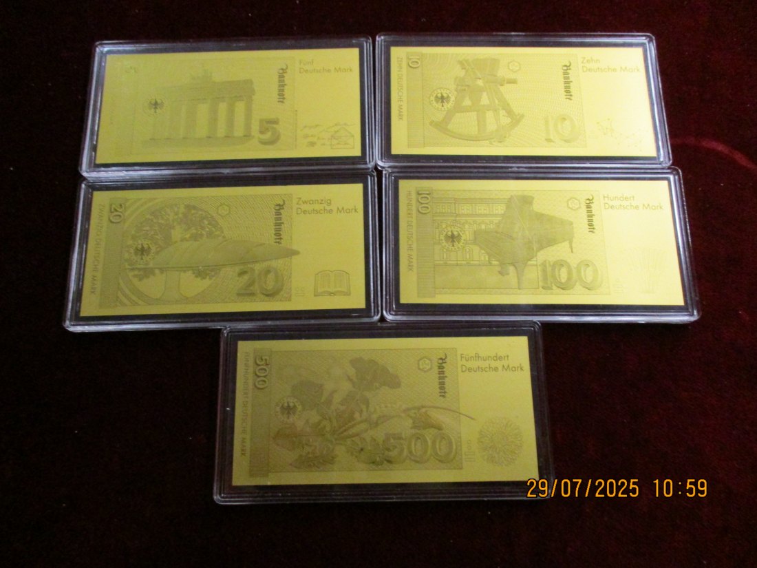  Anlagegold 2,5 Gramm in Barren Banknoten 999er Gold siehe Foto / G1   