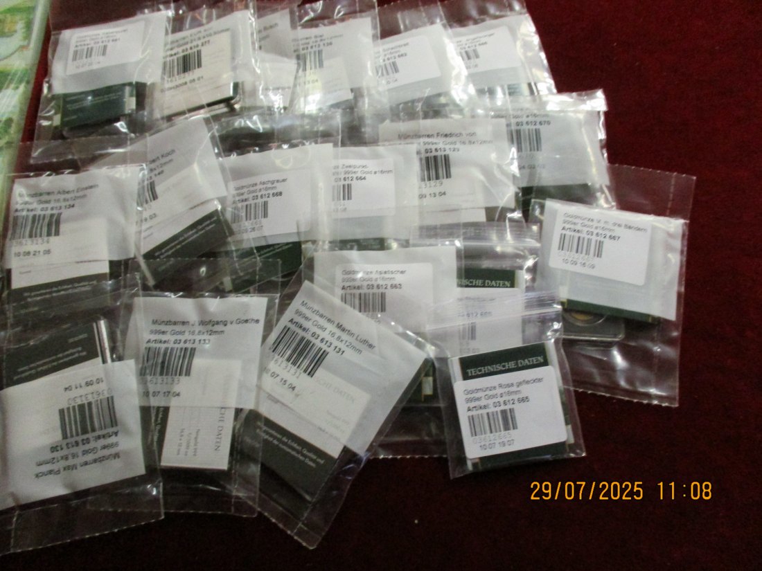  Anlagegold 0,59 Gramm 999er Gold siehe Foto / G2   