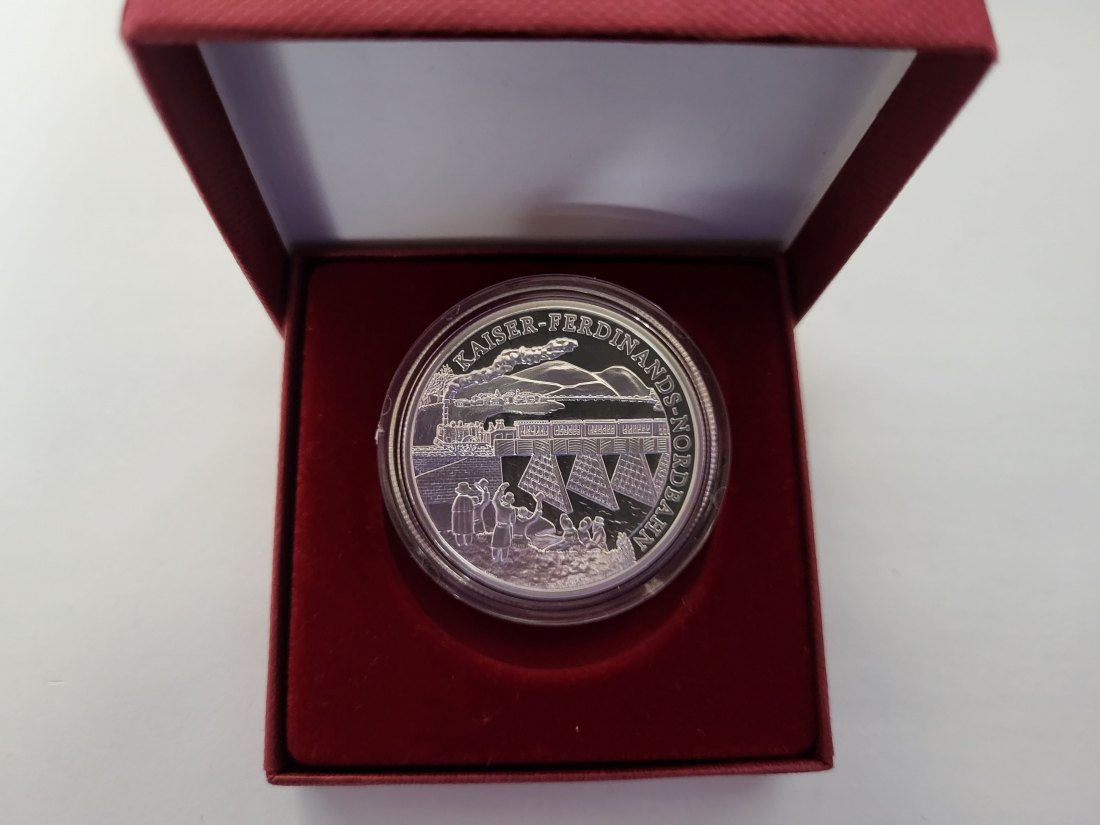  20 Euro 2007 Dampflokomotive 1837 900/20g silber Österreich Spittalgold9800 (5370   