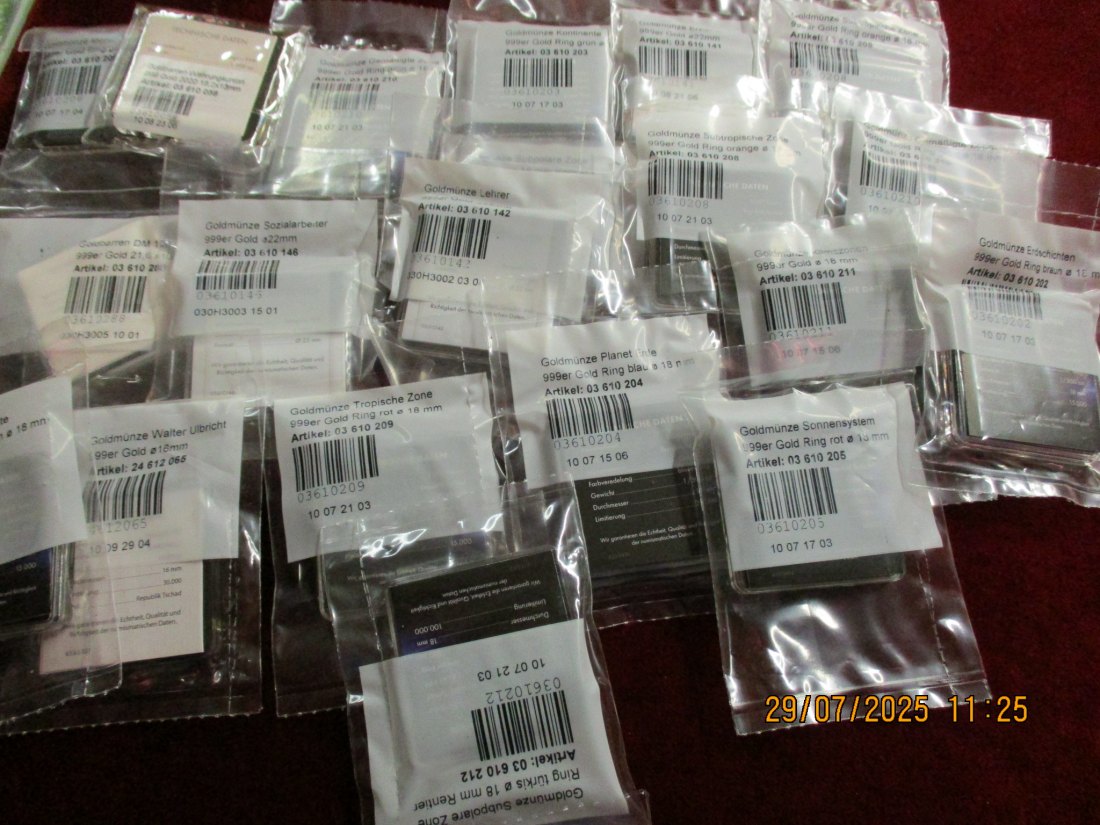  Anlagegold 1,244 Gramm 999er Gold siehe Foto / G3   