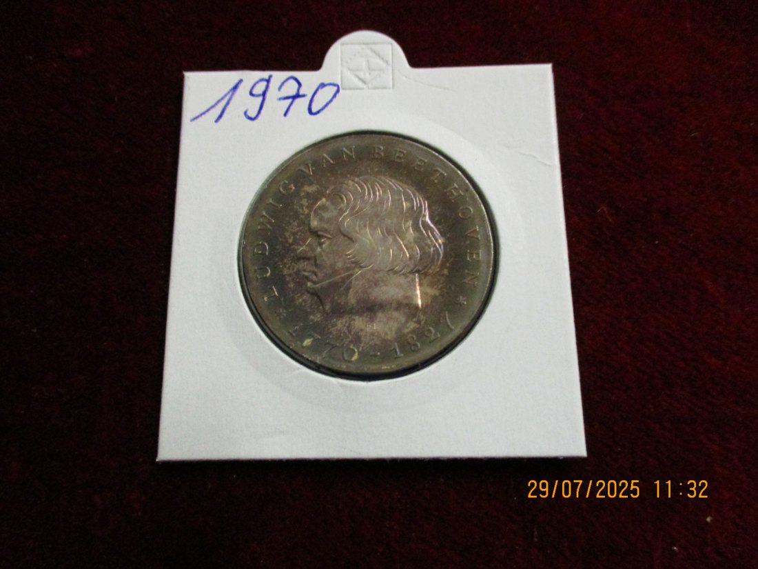  10 Mark DDR 1970 Ludwig van Beethoven 17g J.1528   