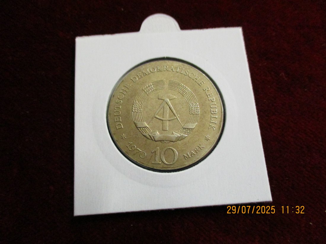 10 Mark DDR 1970 Ludwig van Beethoven 17g J.1528   