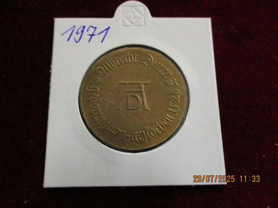  10 Mark DDR 1971 Albrecht Dürer 17g J.1532   