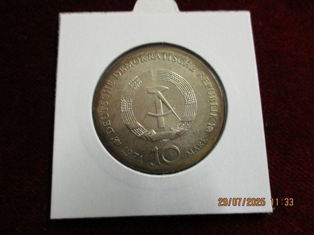  10 Mark DDR 1971 Albrecht Dürer 17g J.1532   