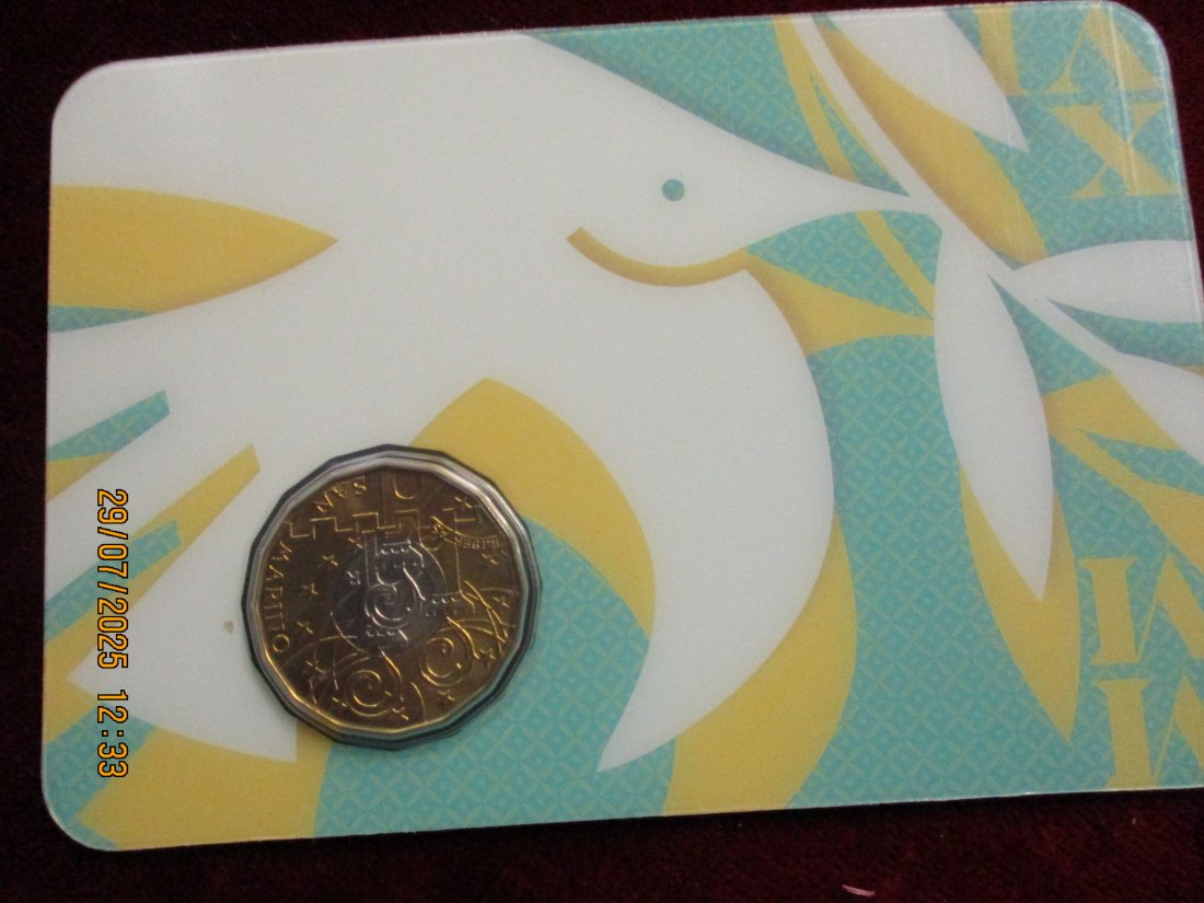  5 Euro San Marino 2016 siehe Foto Gewicht: 23g/3   
