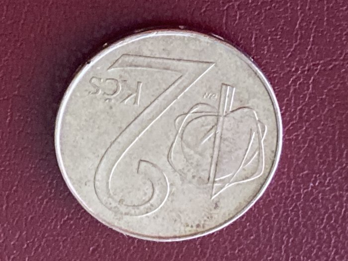 Münze Umlaufmünze Tschechoslowakei 2 Koruny 1991