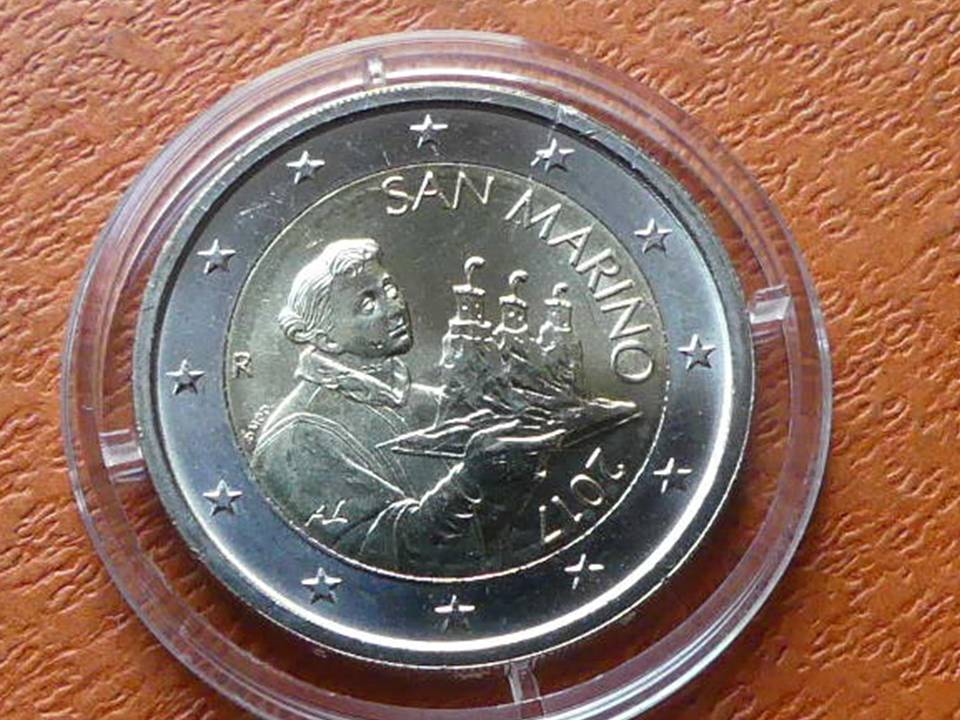 Münze San Marino 2 € 2017, unzirkuliert   