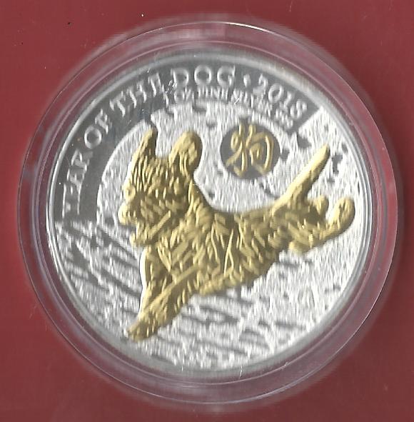  England 2 P. 2018 1 OZ 24 K Gildet Koblenzer Muenzen Studio Münzankauf Koblenz Frank Maurer AL204   