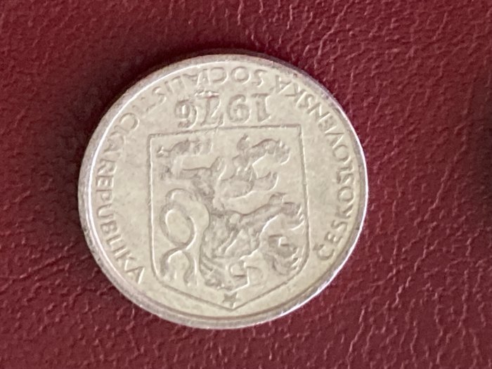  Münze Umlaufmünze Tschechoslowakei 10 Heller 1976   