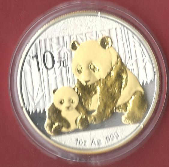  China 10 Yuan 2012 1 OZ 24 K Gildet Koblenzer Muenzen Studio Münzankauf Koblenz Frank Maurer AL206   