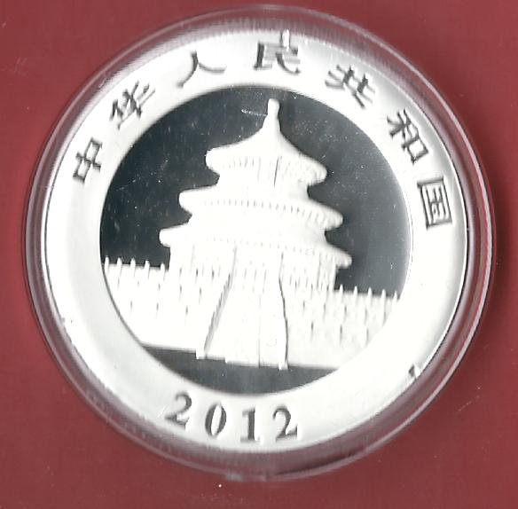  China 10 Yuan 2012 1 OZ 24 K Gildet Koblenzer Muenzen Studio Münzankauf Koblenz Frank Maurer AL206   