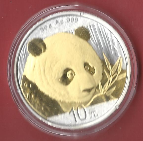  China 10 Yuan 2018 1 OZ 24 K Gildet Koblenzer Muenzen Studio Münzankauf Koblenz Frank Maurer AL209   