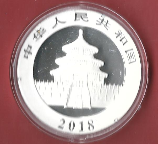  China 10 Yuan 2018 1 OZ 24 K Gildet Koblenzer Muenzen Studio Münzankauf Koblenz Frank Maurer AL209   