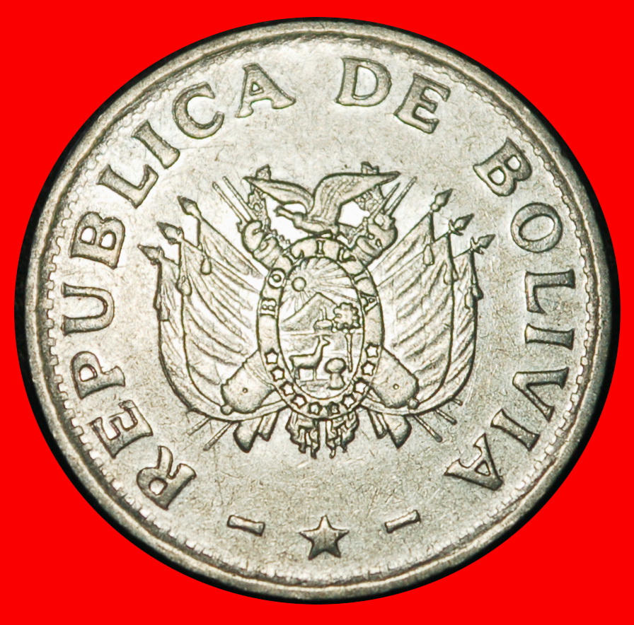 Ⰶ SONNE (1987-1997): BOLIVIEN ★ 10 CENTAVOS 1987! ★OHNE VORBEHALT!