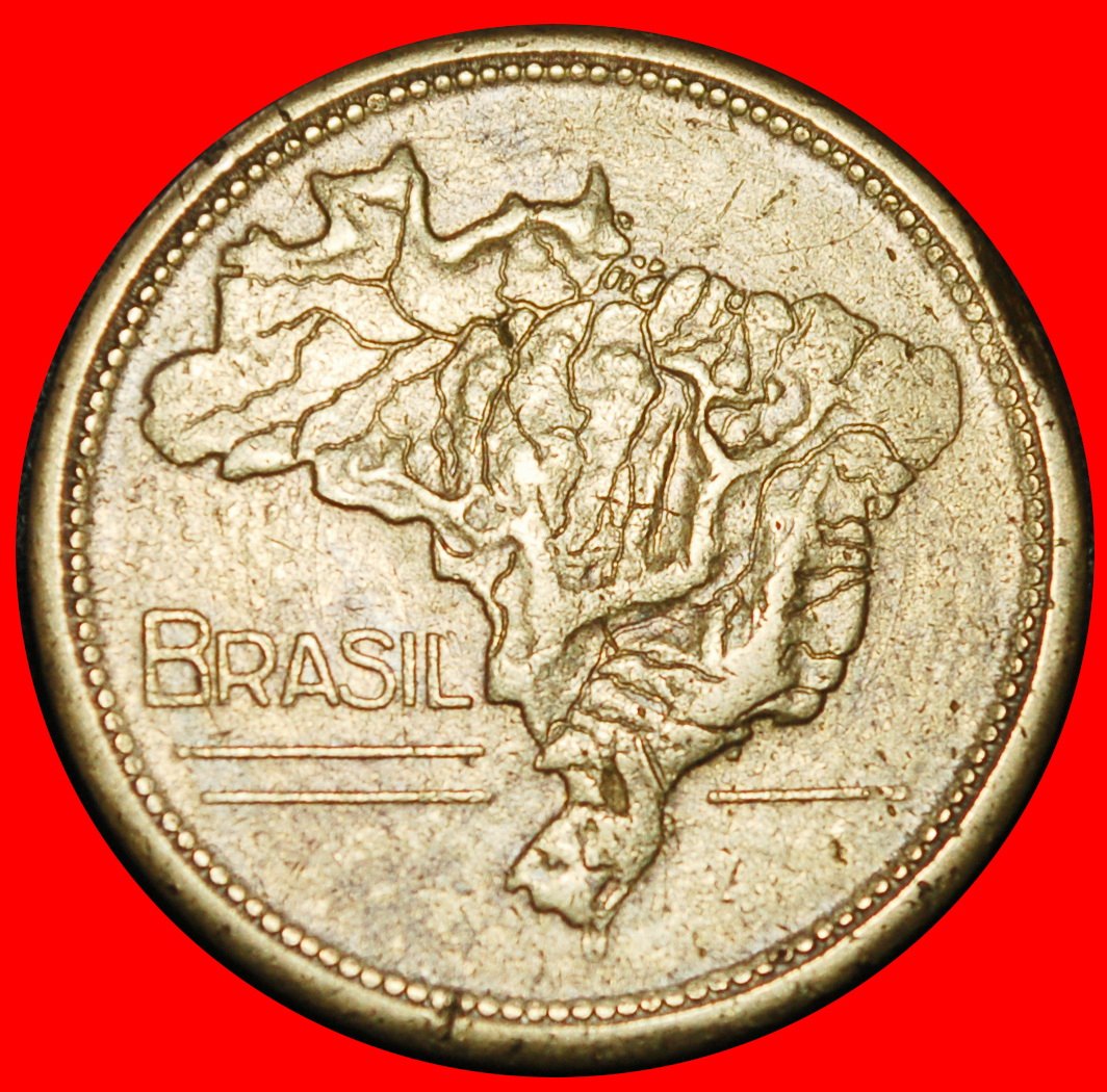  Ⰶ MAP and SOUTHERN CROSS (1942-1956): BRAZIL ★ 1 CRUZEIRO 1950! LOW START ★ NO RESERVE!   