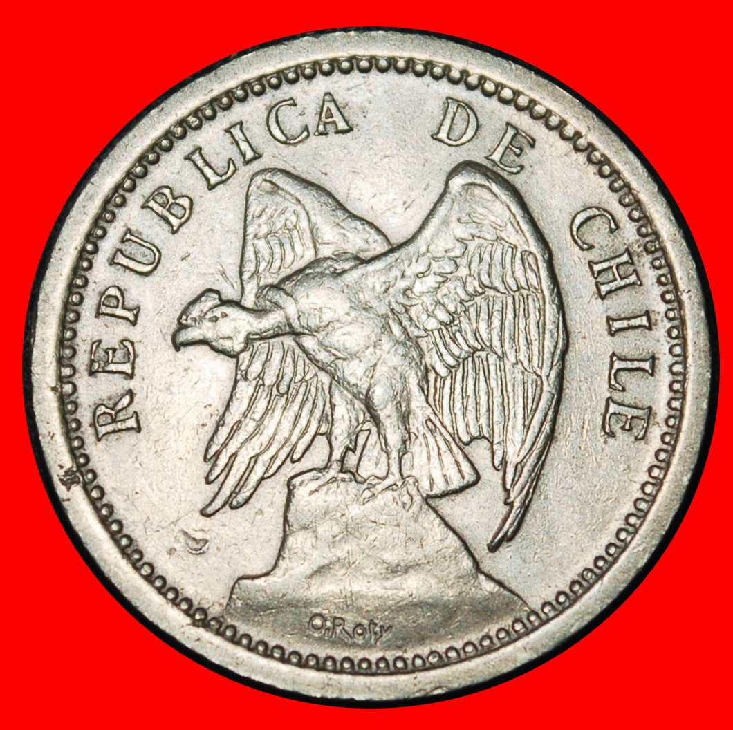  Ⰶ KOMMUNISTISCHER HAMMER UND SICHEL (1919-1941): CHILE ★ 20 CENTAVO 1940! OHNE VORBEHALT!   