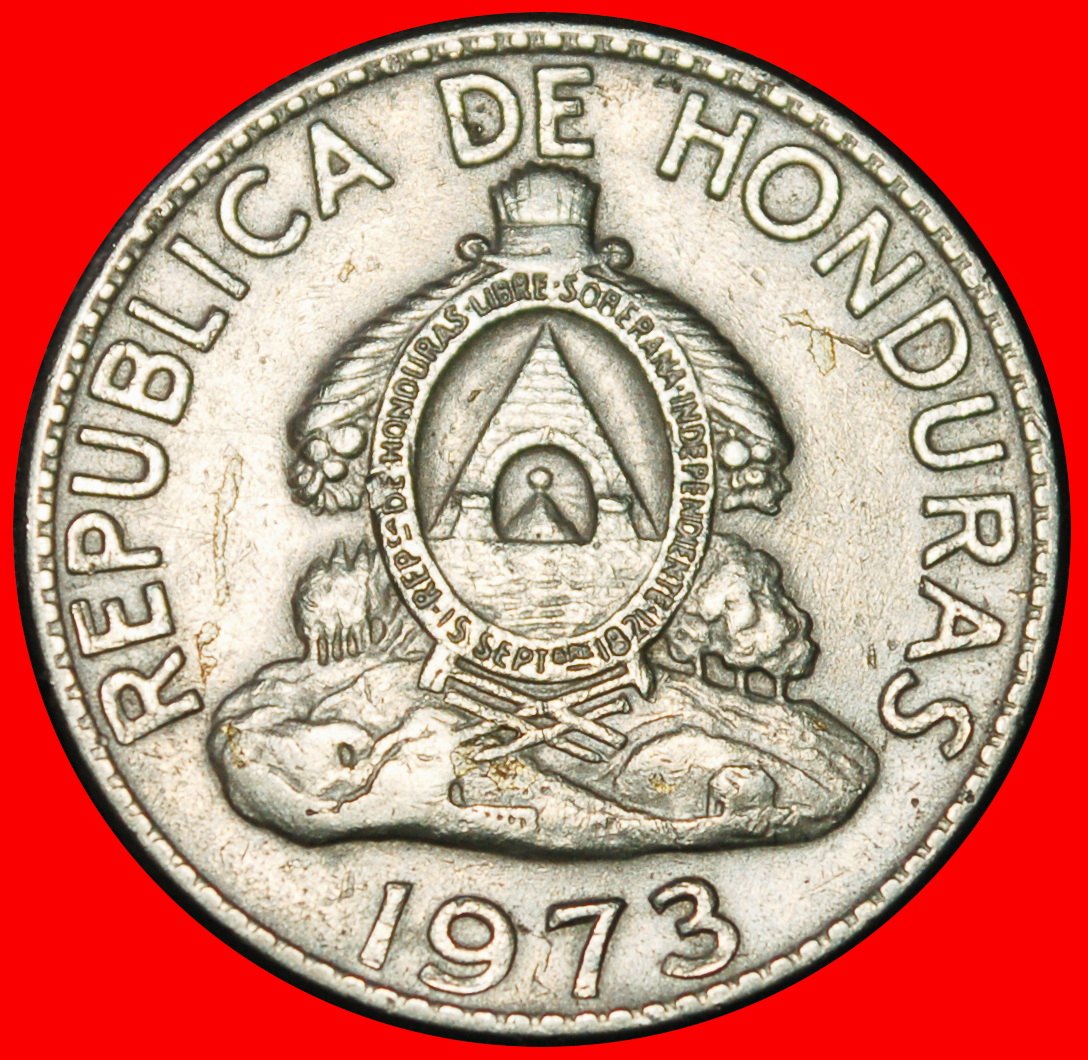  Ⰶ USA 1821: HONDURAS ★ 50 CENTAVO DE LEMPIRA 1973 FAO! LEMPIRA (?-1537) OHNE VORBEHALT!   