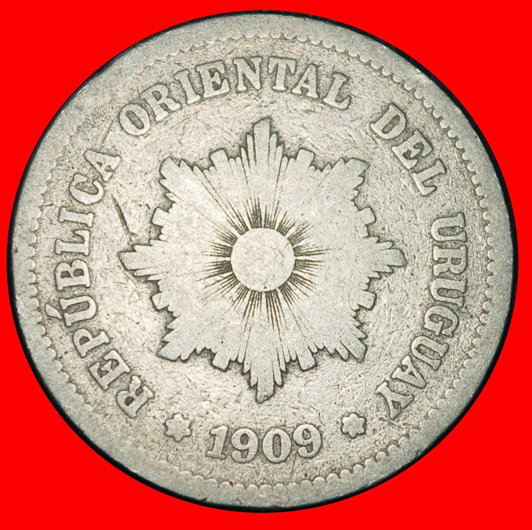Ⰶ FRANCE, GERMANY, AUSTRIA, CHILE (1901-1941): URUGUAY ★ 5 CENTESIMOS 1909A! LOW START ★ NO RESERVE!