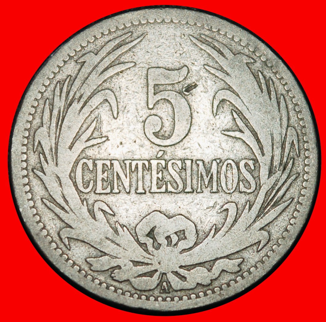  Ⰶ FRANCE, GERMANY, AUSTRIA, CHILE (1901-1941): URUGUAY ★ 5 CENTESIMOS 1909A! LOW START ★ NO RESERVE!   