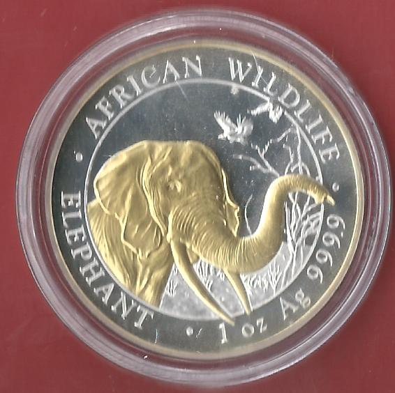  Somalia 100 S.2018 1 OZ 24 K Gildet Koblenzer Muenzen Studio Münzankauf Koblenz Frank Maurer AL214   