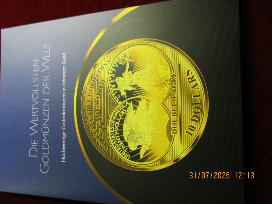 Anlagegold 7 x 10 Dollars 999,9er Gold 2,17g mit 6 Zertifikate   