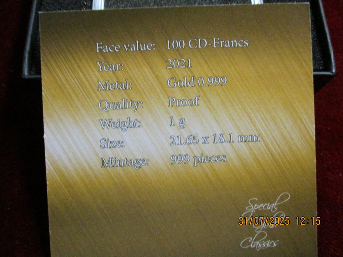  Anlagegold Goldbarren 999er Gold 1 g mit Zertifikat   