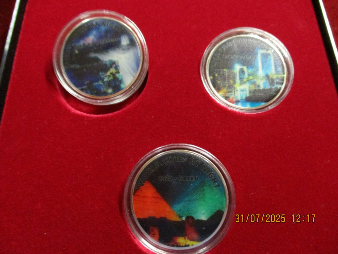  3 x 10 CD-Francs Kongo Silber 93,3 Gramm mit Zertifikat   