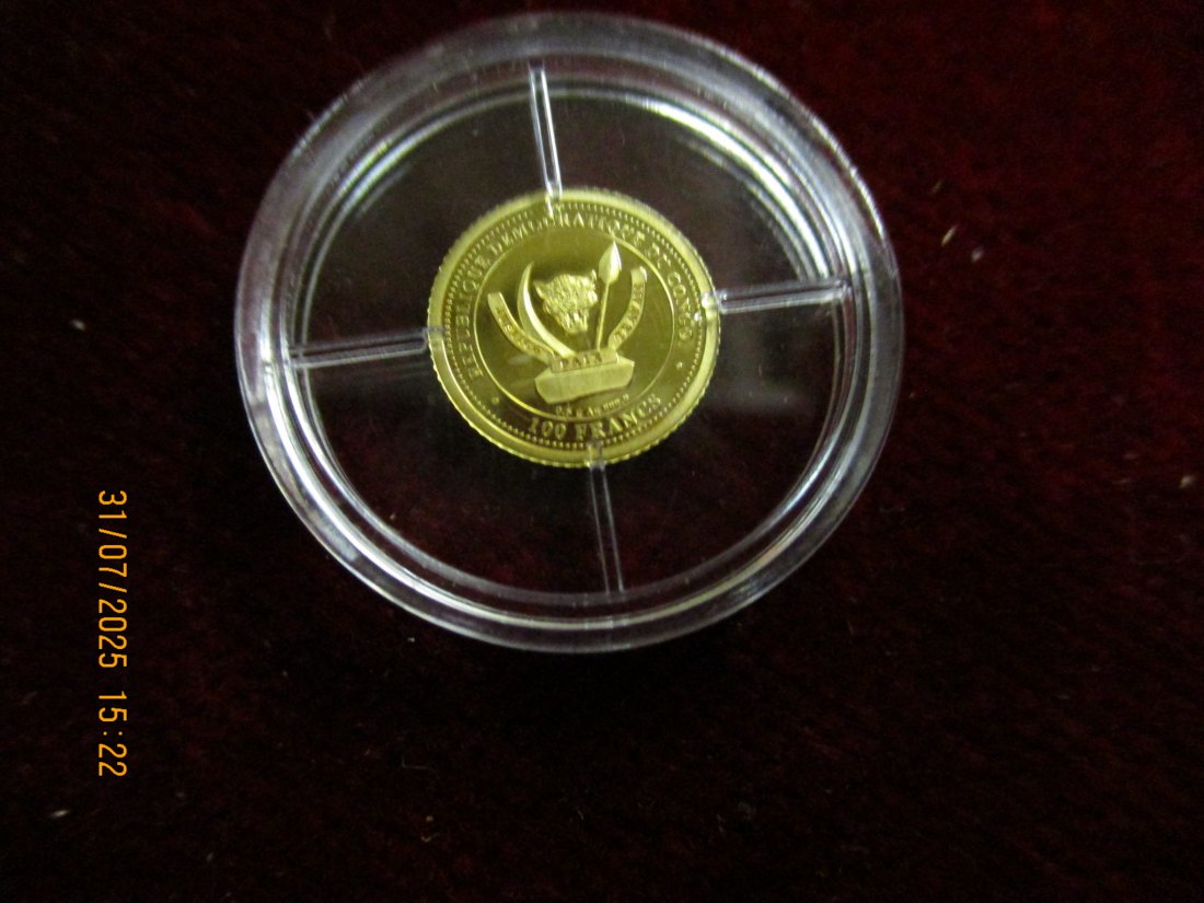  Anlagegold Kongo 999,9er Gold 0,5 Gramm   