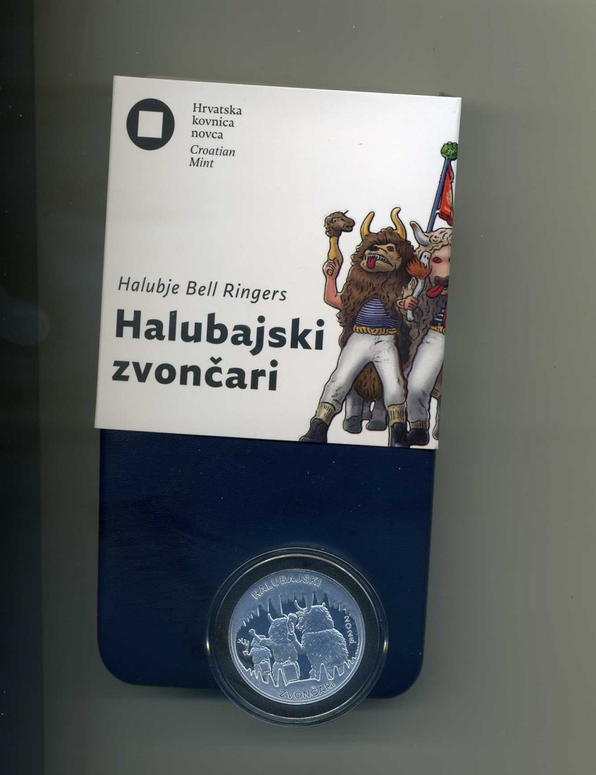 4 Euro 2025 PP Halubje Bell 1 Unze Feinsilber nur 2.000 Stück RAR