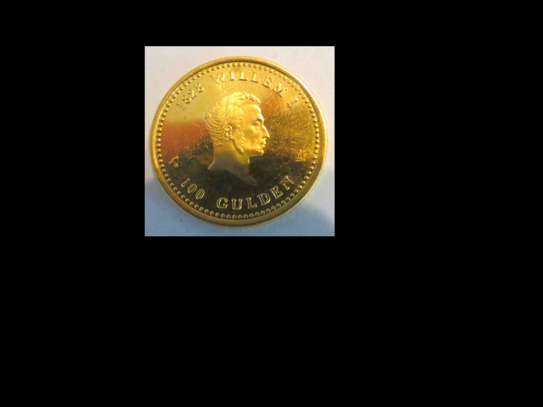  Niederländische Antillen 100 Gulden Gold 1978; Königin Juliana, 6,05 Gramm Feingold   