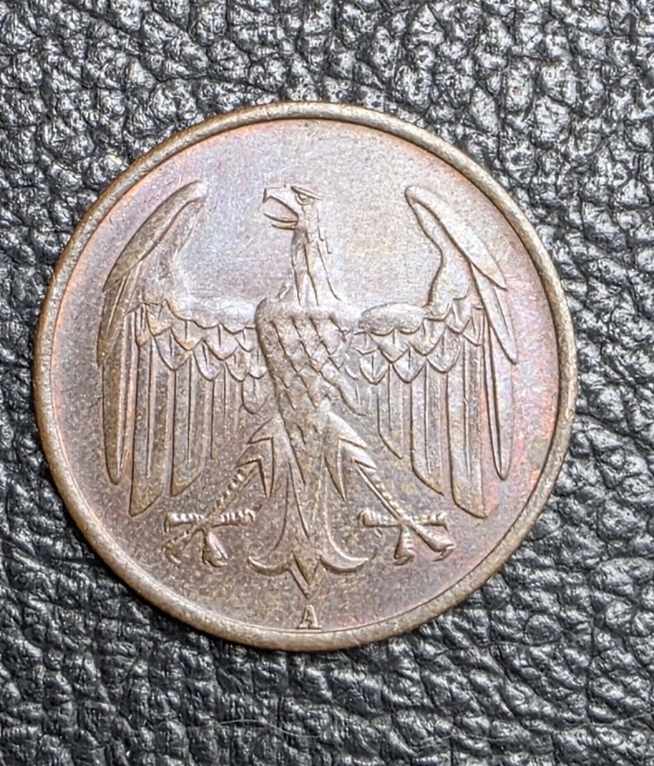  4 Reichspfennig 1932 A Jaeger 315 XXL Bilder Erhaltung   