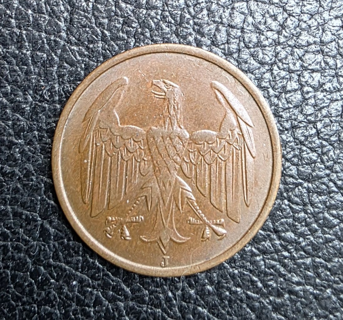  4 Reichspfennig 1932 J Jaeger 315 XXL Bilder Erhaltung   