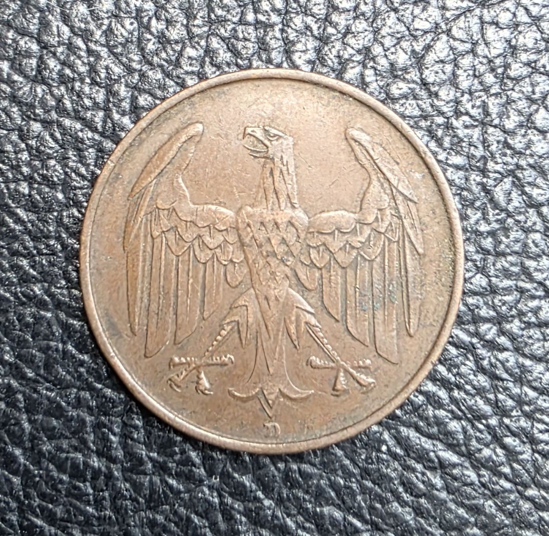  4 Reichspfennig 1932 D Jaeger 315 XXL Bilder Erhaltung   