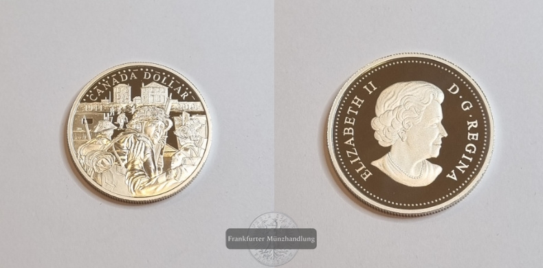  Kanada 1 Dollar 2019 D-Day Kanada FM-Frankfurt Feinsilber: 23,15g   