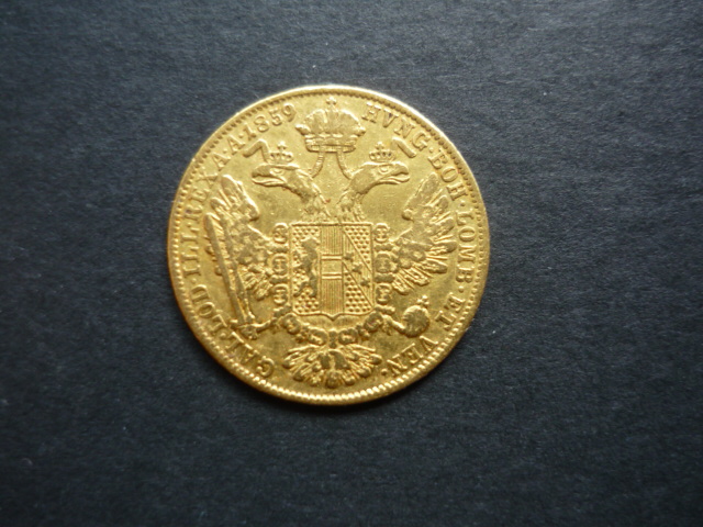  ÖSTERREICH 1 Dukat 1859 GOLD!   