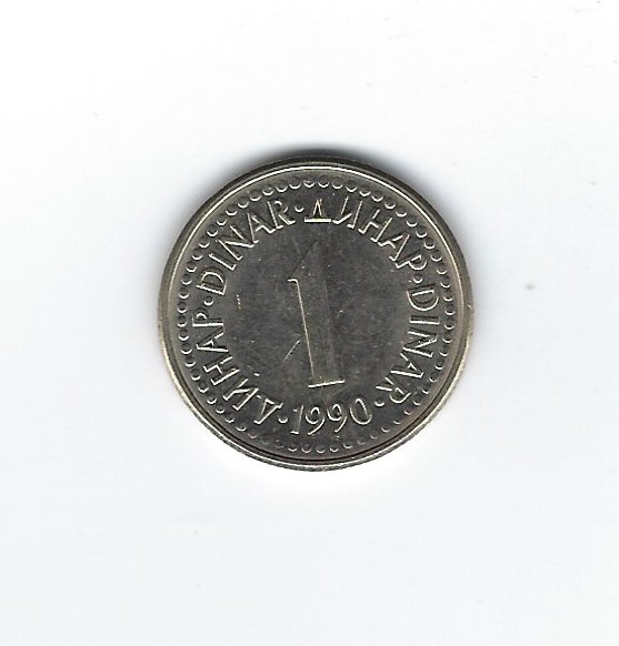  Jugoslawien 1 Dinar 1990   