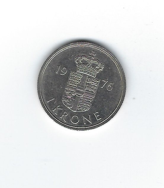  Dänemark 1 Krone 1976   