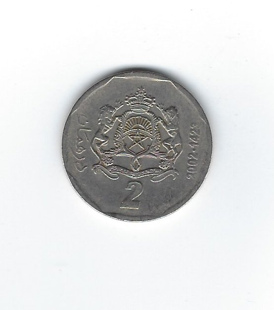  Marokko 2 Dirham 2002   